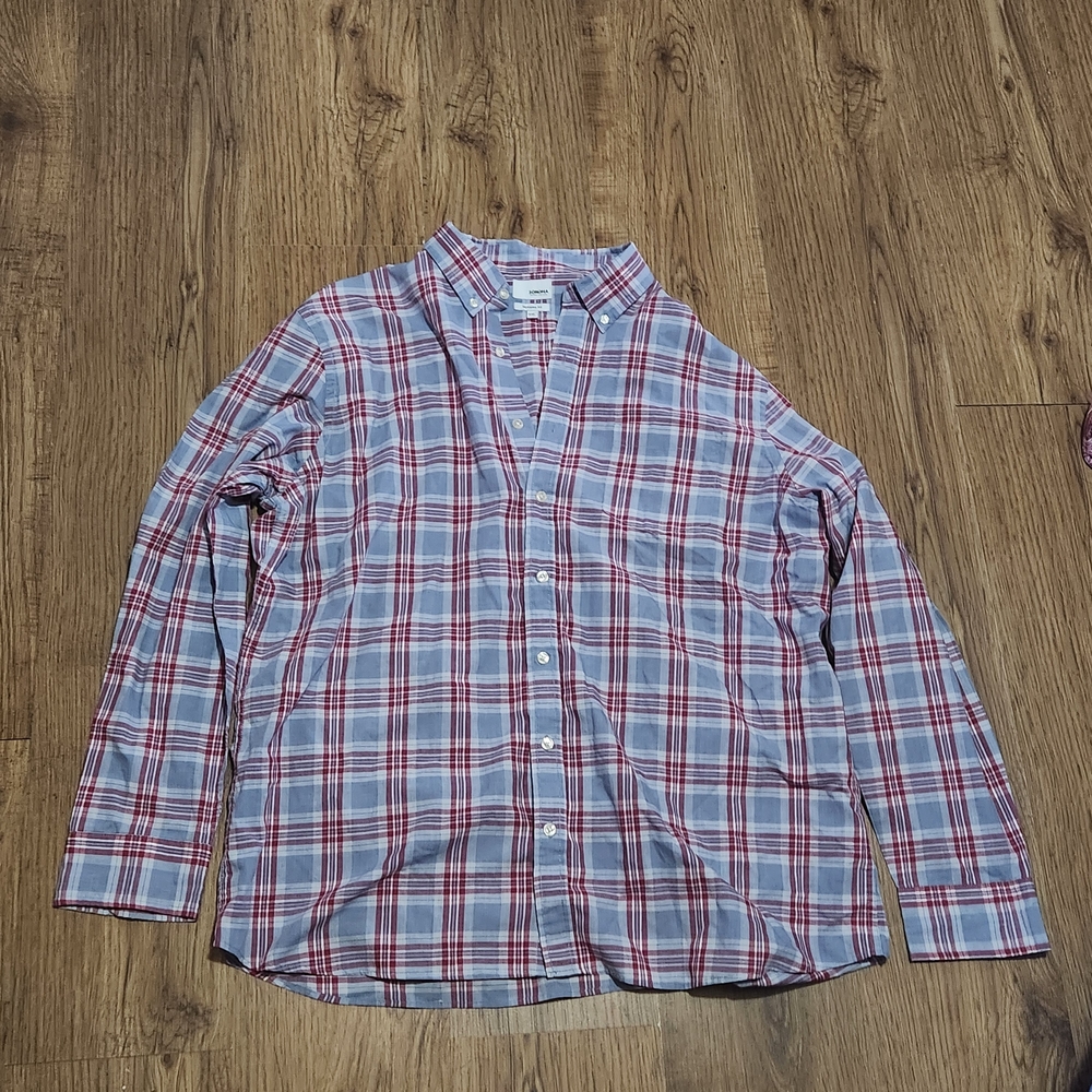 Sonoma Red and Blue Plaid Casual Shirt